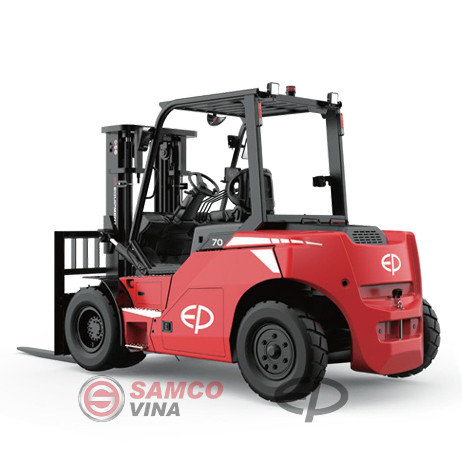 Xe nâng điện ngồi lái EP High Capacity EFL503/553-D EFL603/703 ( 5.0 tấn / 7.0 tấn ) – Pin Lithium