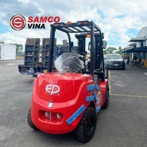 Thiết kế đối trọng đuôi xe nâng điện Lithium EP X5-35 tải trọng 3.5 Tấn