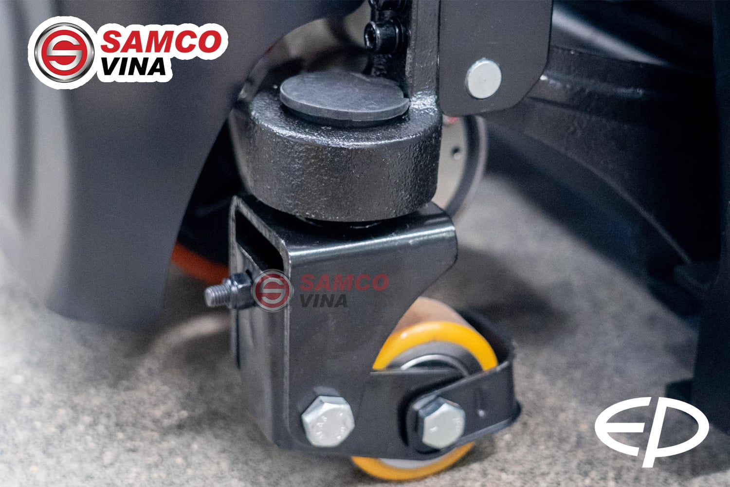 Bánh xe phụ cân bằng chống lật chất liệu PU xe nâng EP F4