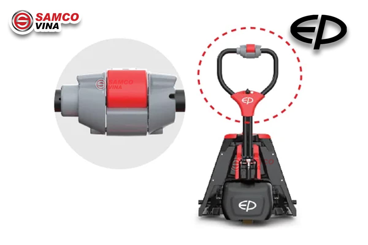 Tay lái Xe Nâng Tay Điện MINI EP F3 ( 1.5 Tấn ) thiết kế công thái học thông minh