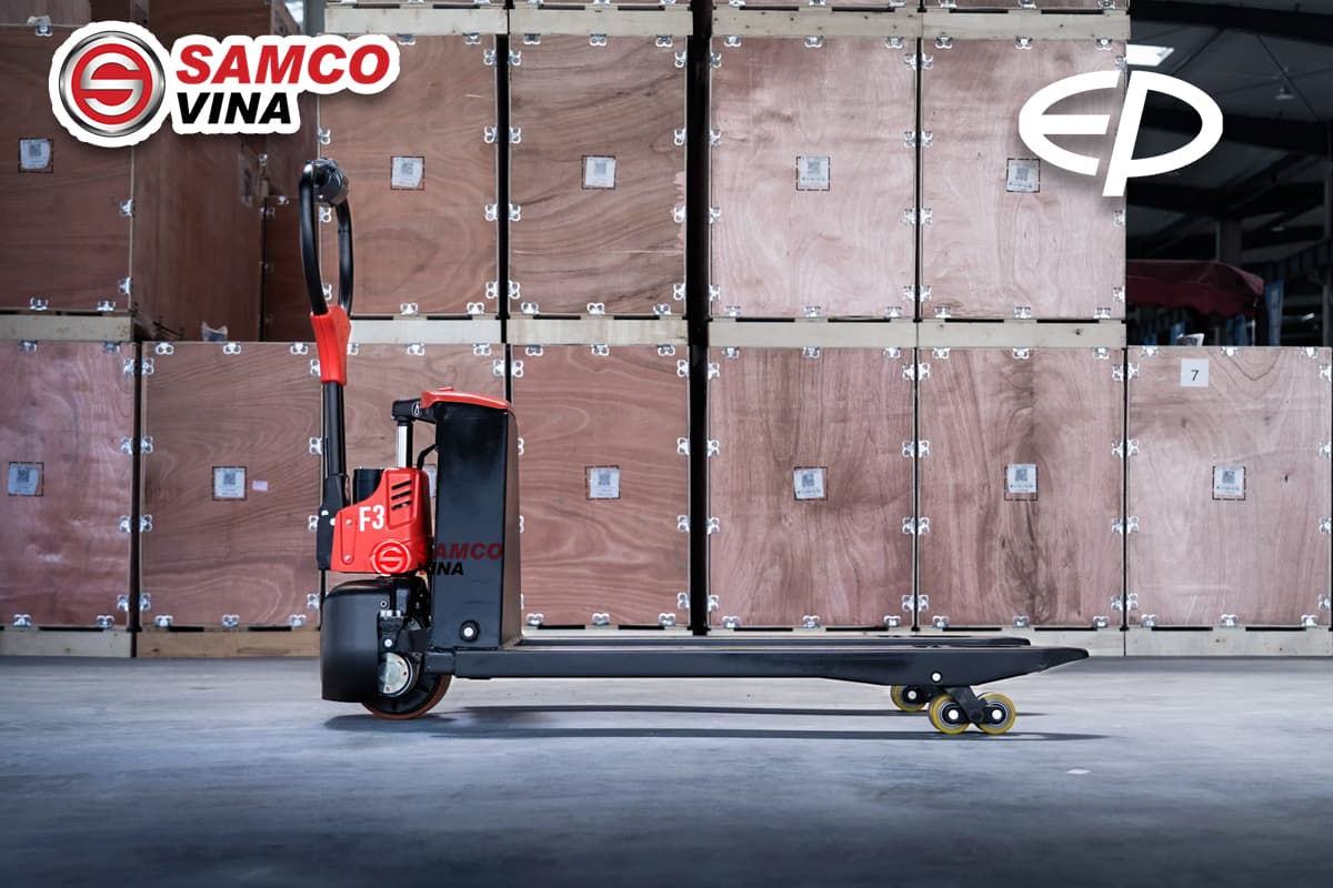 Thiết kế gầm và sườn xe nâng tay điện MINI EP F3 chính hãng từ Samco Vina