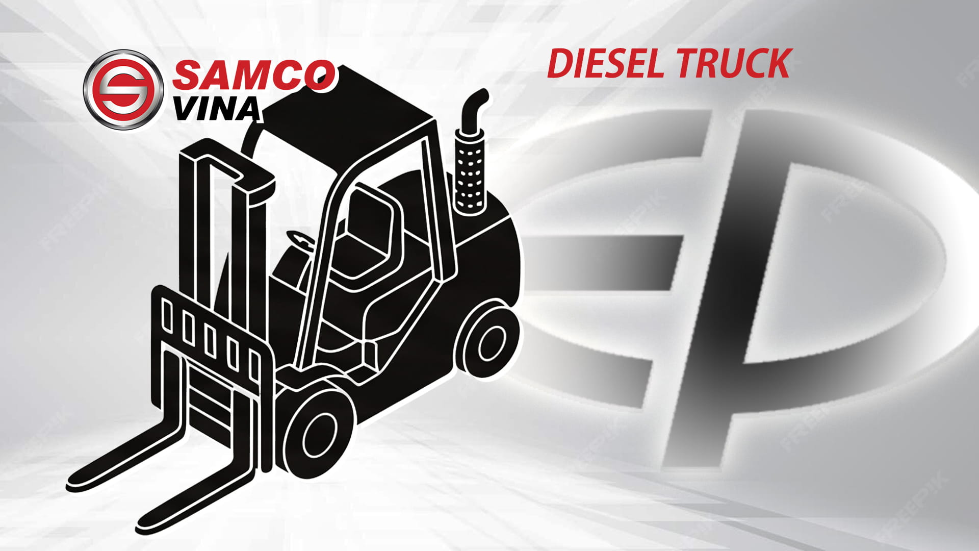 Xe nâng dầu đối trọng tải nặng vận hành ngoài trời