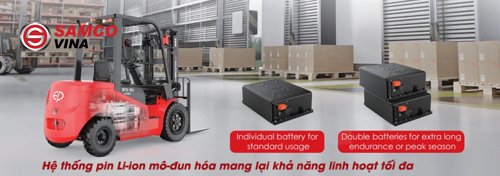 Hệ thống pin Li-ion dạng mô-đun cho sự linh hoạt tối đa