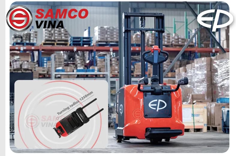 Xe Nâng Điện EP RSC được Tối Ưu An Toàn & Sức Khỏe Cho Tài Xế