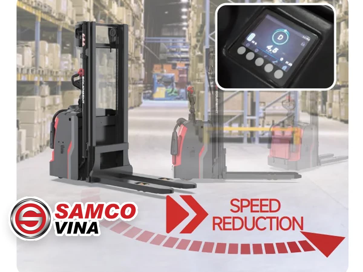 Xe nâng tay điện tay cao EP RSL16i PRO Hệ thống lái thông minh và giám sát trực quan