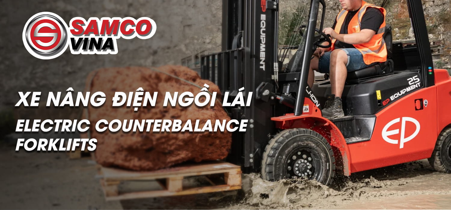 Xe nâng điện ngồi lái đối trọng (Electric Counterbalance Forklifts)