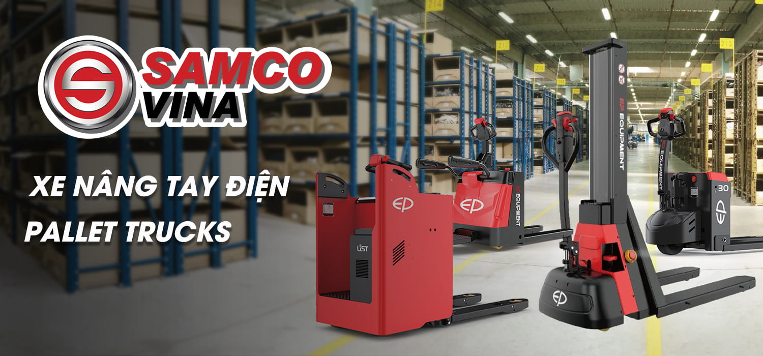 Xe nâng tay điện (Pallet Trucks)
