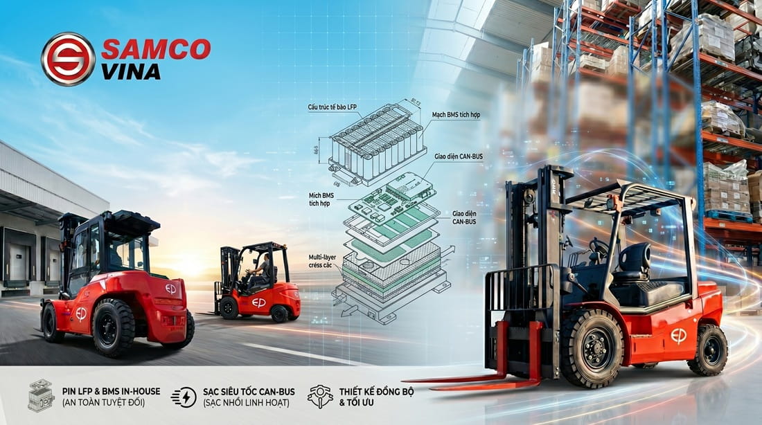 Chuyên trang tin tức và kiến thức kỹ thuật xe nâng điện EP - Samco Vina.