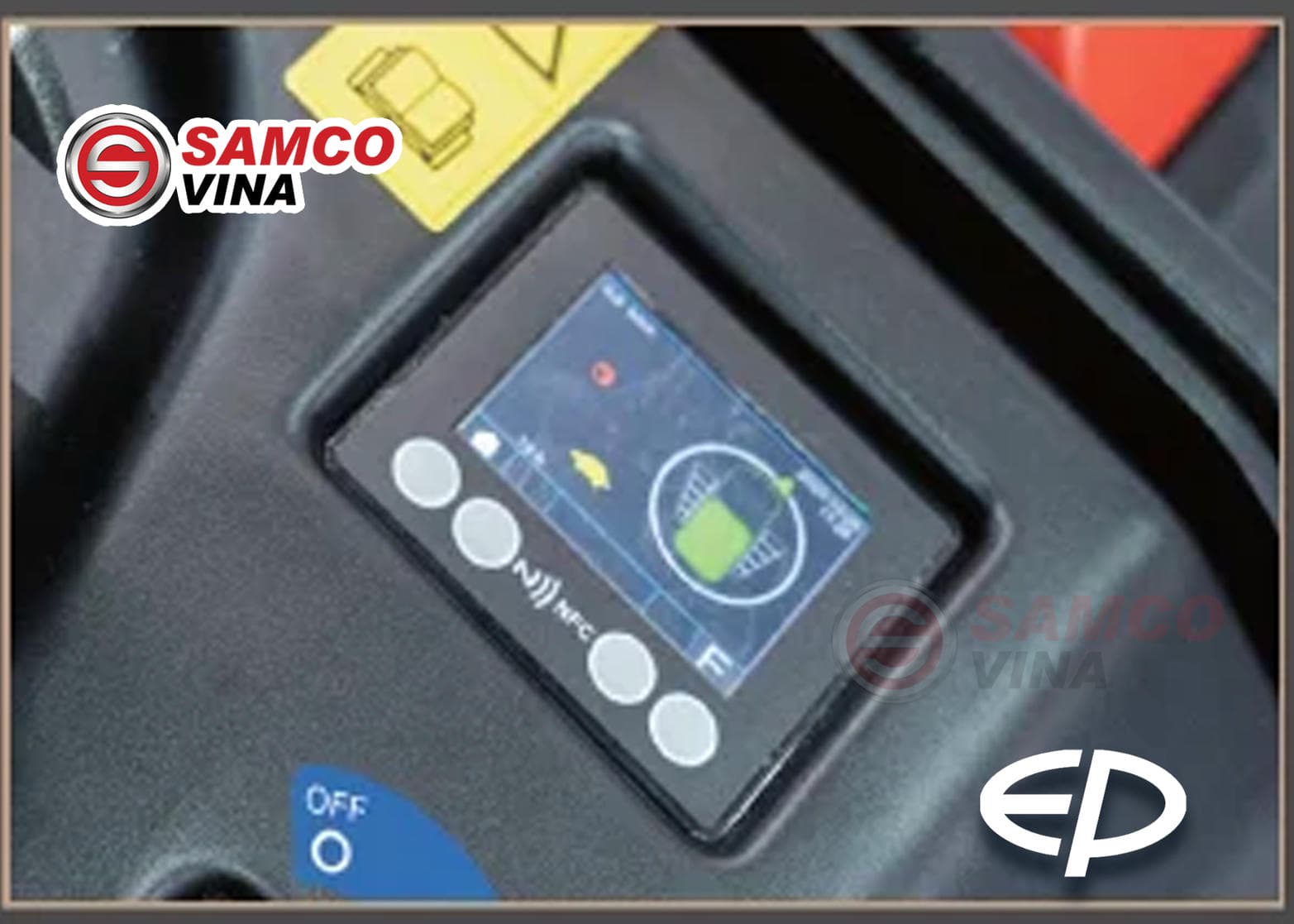 Màn hình hiển thị đa năng thông minh trên xe nâng tay điện EP RPL20 PRO