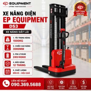 Thông số Xe nâng điện stacker MINI EP DS3 – Pin Lithium