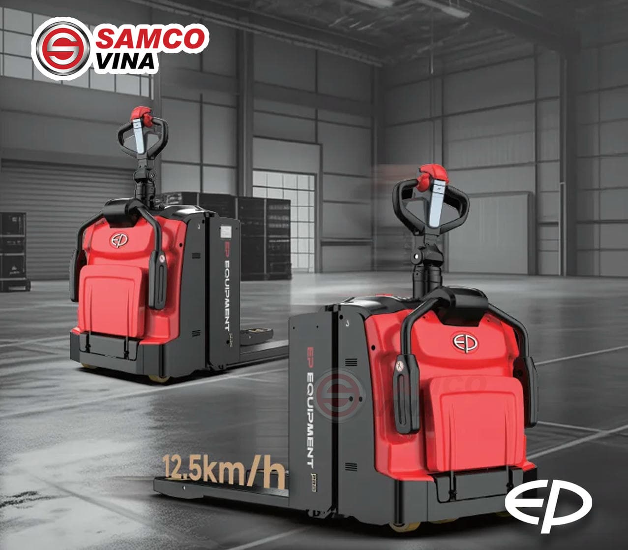 Xe nâng tay điện EP RPL20 PRO đạt tốc độ di chuyển vượt trội 12.5 km/h